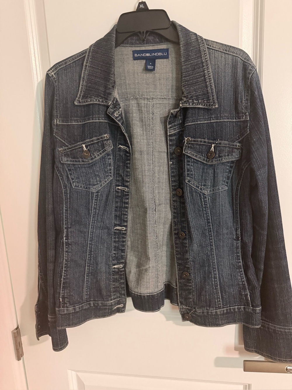 Bandolinoblu  Medium Wash Blue Denim Jacket